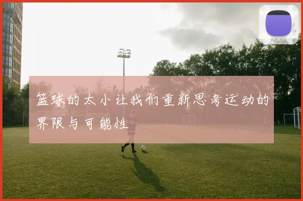篮球的太小让我们重新思考运动的界限与可能性